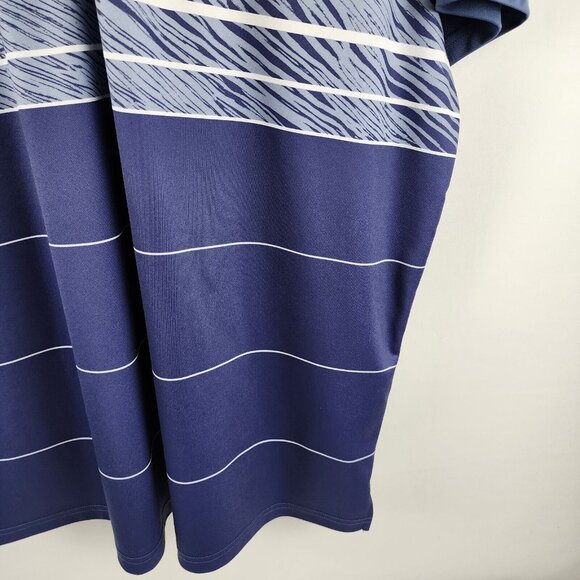 Oakley Shirt Mens XXL Gray Multicolor Polo Regular Fit Rio Socco Golf Club Arm - Picture 4 of 9